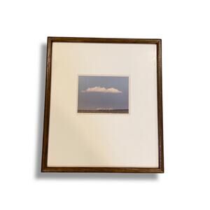 Signed Bill Coleman Matted Framed Amish Country Photo #155